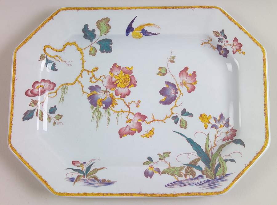 Devon Rose 12" Oval Serving Platter by Wedgwood-1