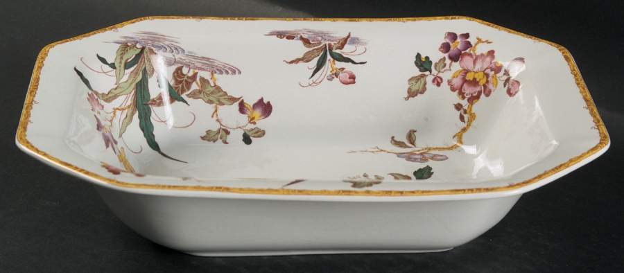 Devon Rose 9" Oval Vegetable Bowl by Wedgwood-1
