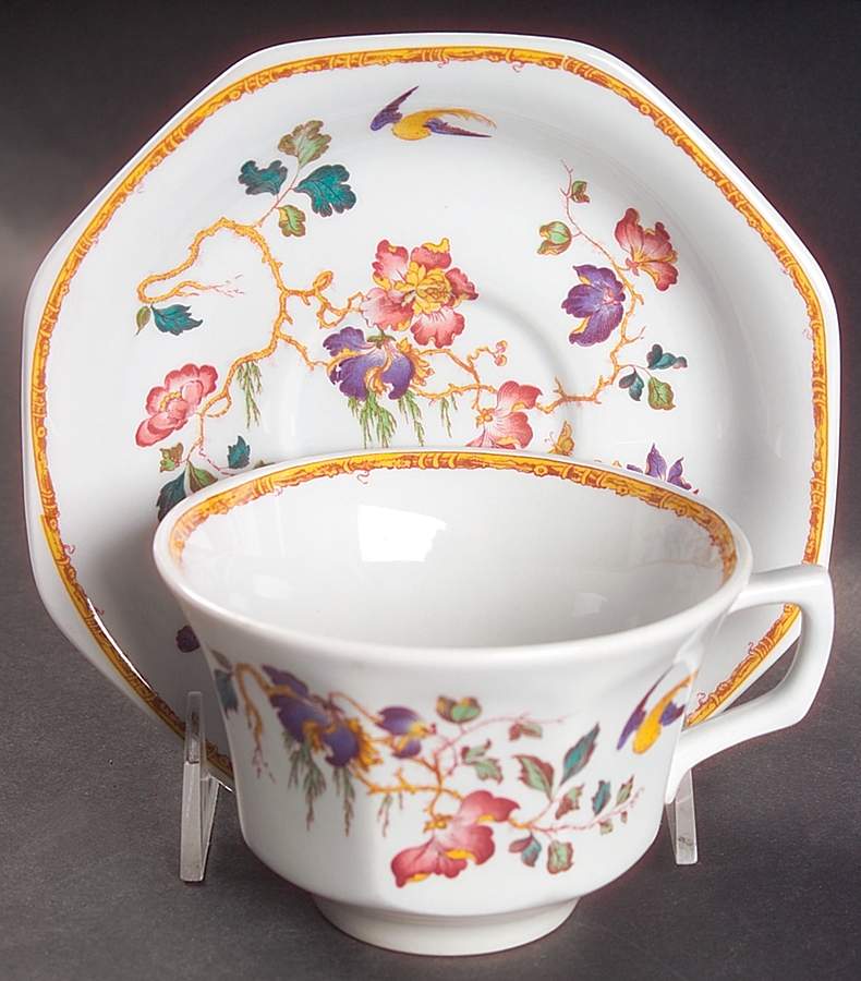 Devon Rose Breakfast Cup & Saucer Set by Wedgwood-1