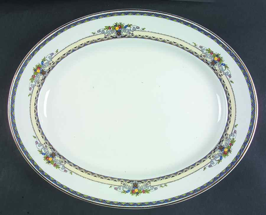Derwent Smooth 14" Oval Serving Platter by Wedgwood-1