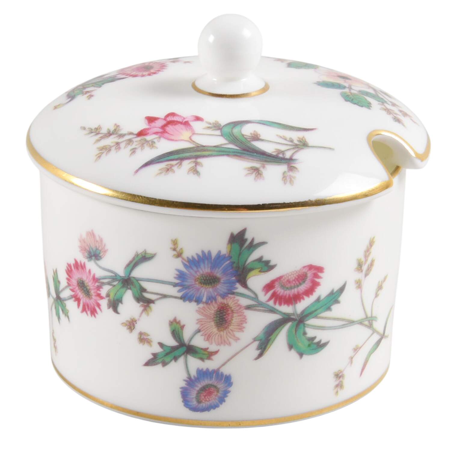 Devon Sprays Mustard Jar & Lid by Wedgwood-1