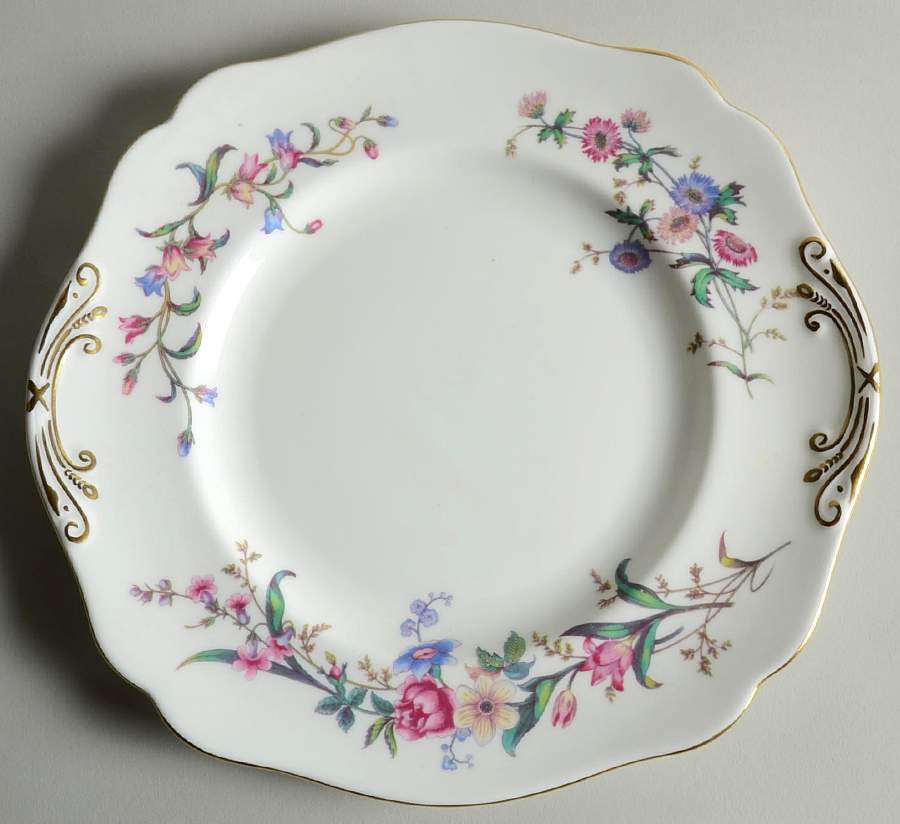 Devon Sprays Square Cake Plate by Wedgwood-1