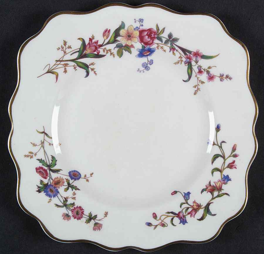Devon Sprays Square Luncheon Plate by Wedgwood-1