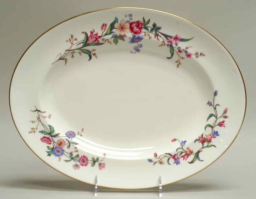 Devon Sprays 13" Oval Serving Platter by Wedgwood-1