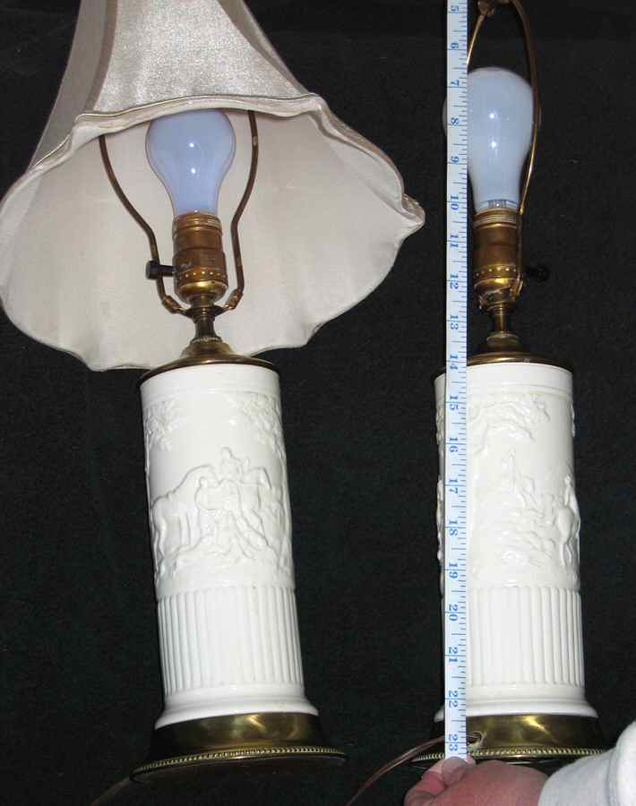 Devonshire (Off White) 23" Electric Lamp & Shade by Wedgwood-1