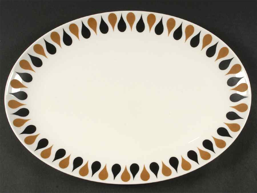 Diablo 15" Oval Serving Platter by Wedgwood-1