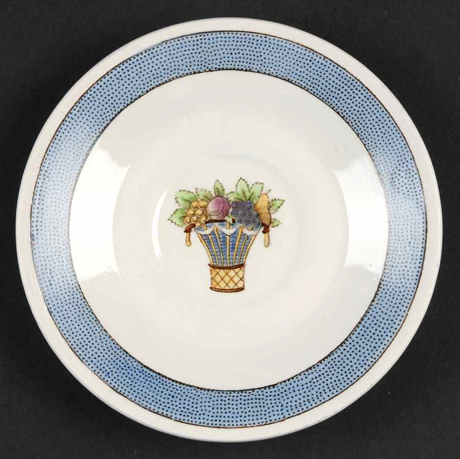 Directoire (Blue Band, Smooth) Saucer by Wedgwood-1