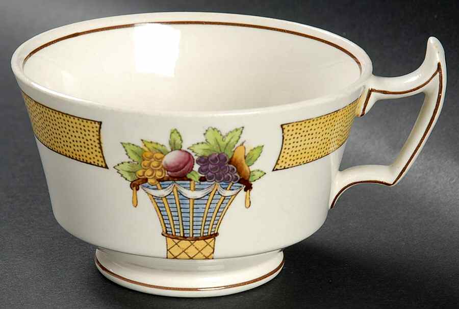 Directoire (Yellow Band, Smooth) Oversized Cup by Wedgwood-1