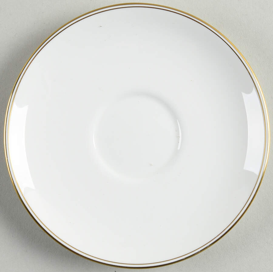 Doric (Gold Trim) Saucer for Demitasse Cup by Wedgwood-1