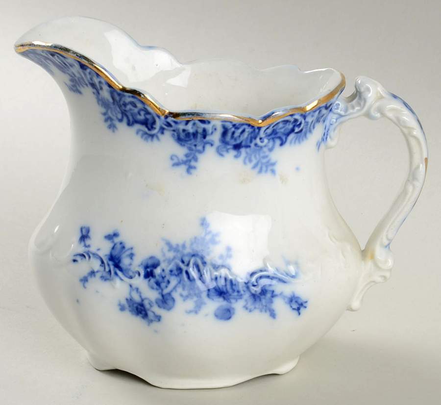 Dorothy Blue (Gold Trim) Creamer by Wedgwood-1