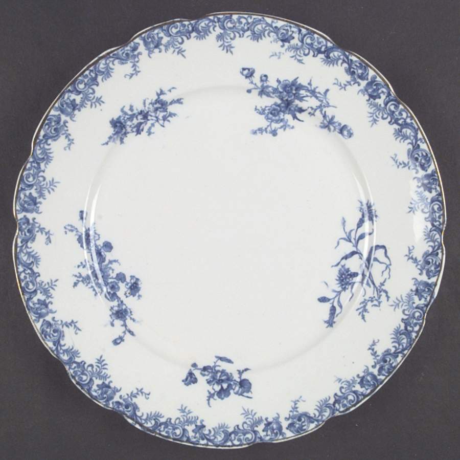 Dorothy Blue (Gold Trim) Dinner Plate by Wedgwood-1