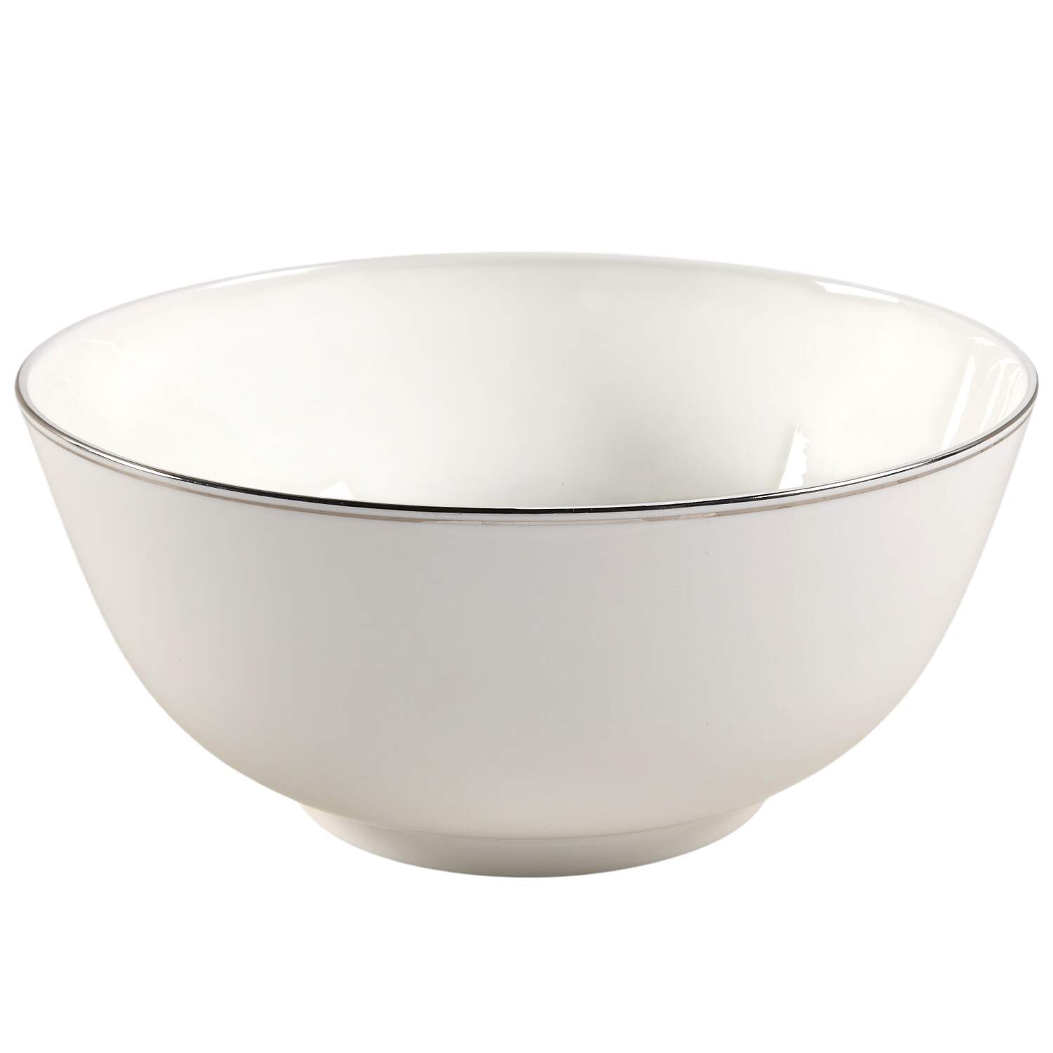 Doric (Platinum Trim) 9" Salad Serving Bowl by Wedgwood-1