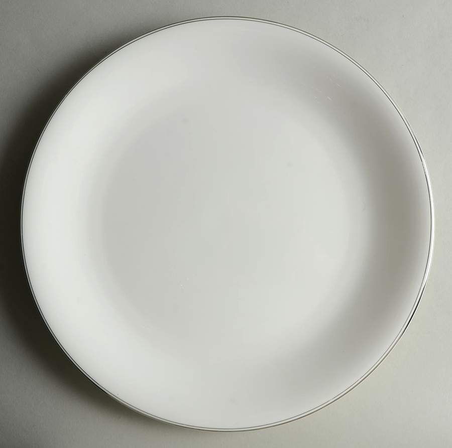 Doric (Platinum Trim) 13" Chop Plate (Round Platter) by Wedgwood-1