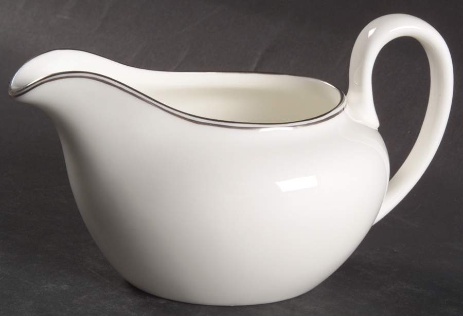 Doric (Platinum Trim) Creamer by Wedgwood-1