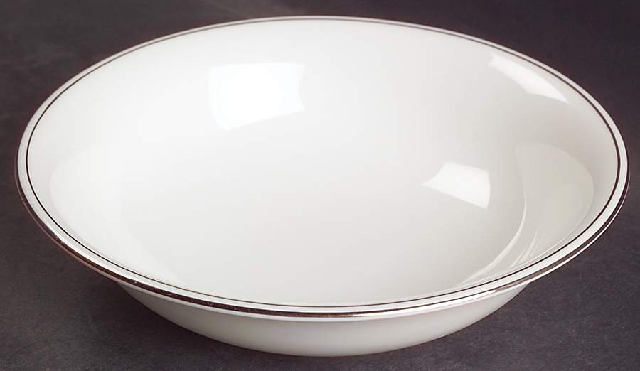 Doric (Platinum Trim) Coupe Cereal Bowl by Wedgwood-1