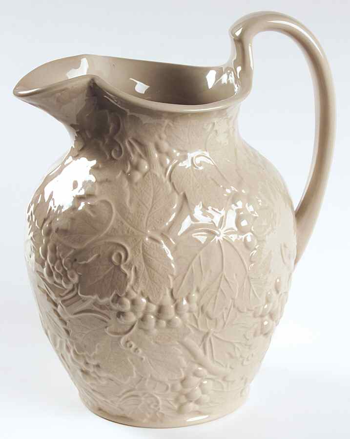 Drabware (Older, Glossy) 56 Oz Pitcher by Wedgwood-1