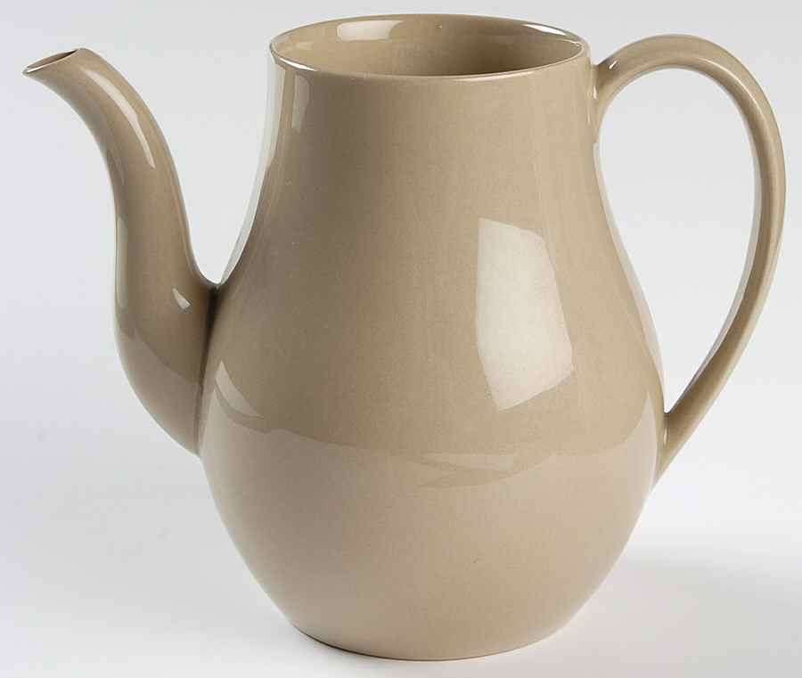 Drabware (Older, Glossy) Small Coffee Pot No Lid by Wedgwood-1