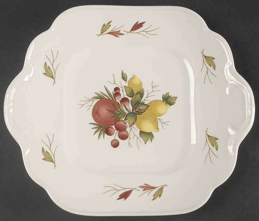 Drury Lane Square Handled Cake Plate by Wedgwood-1
