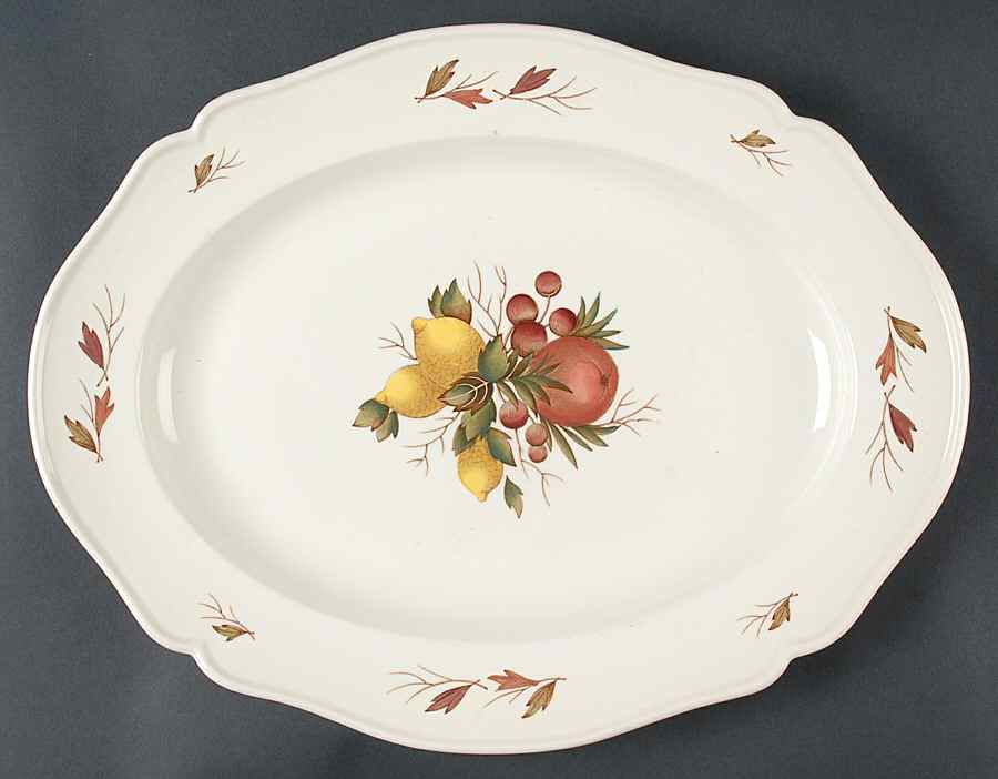 Drury Lane 16" Oval Serving Platter by Wedgwood-1