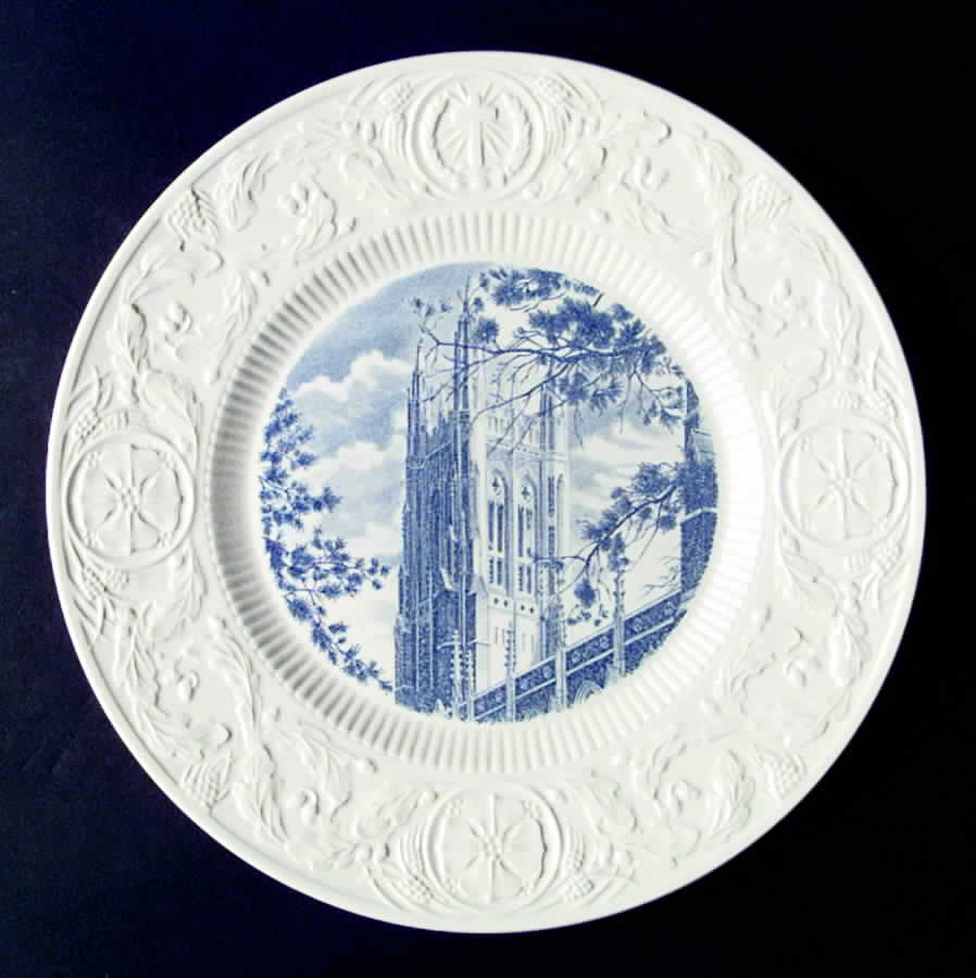 Duke University Blue Dinner Plate by Wedgwood-1