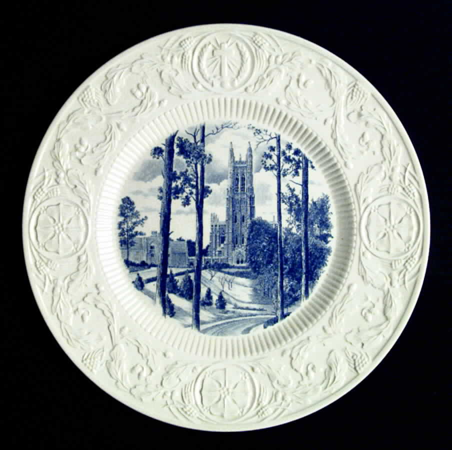 Duke University Blue Dinner Plate by Wedgwood-1
