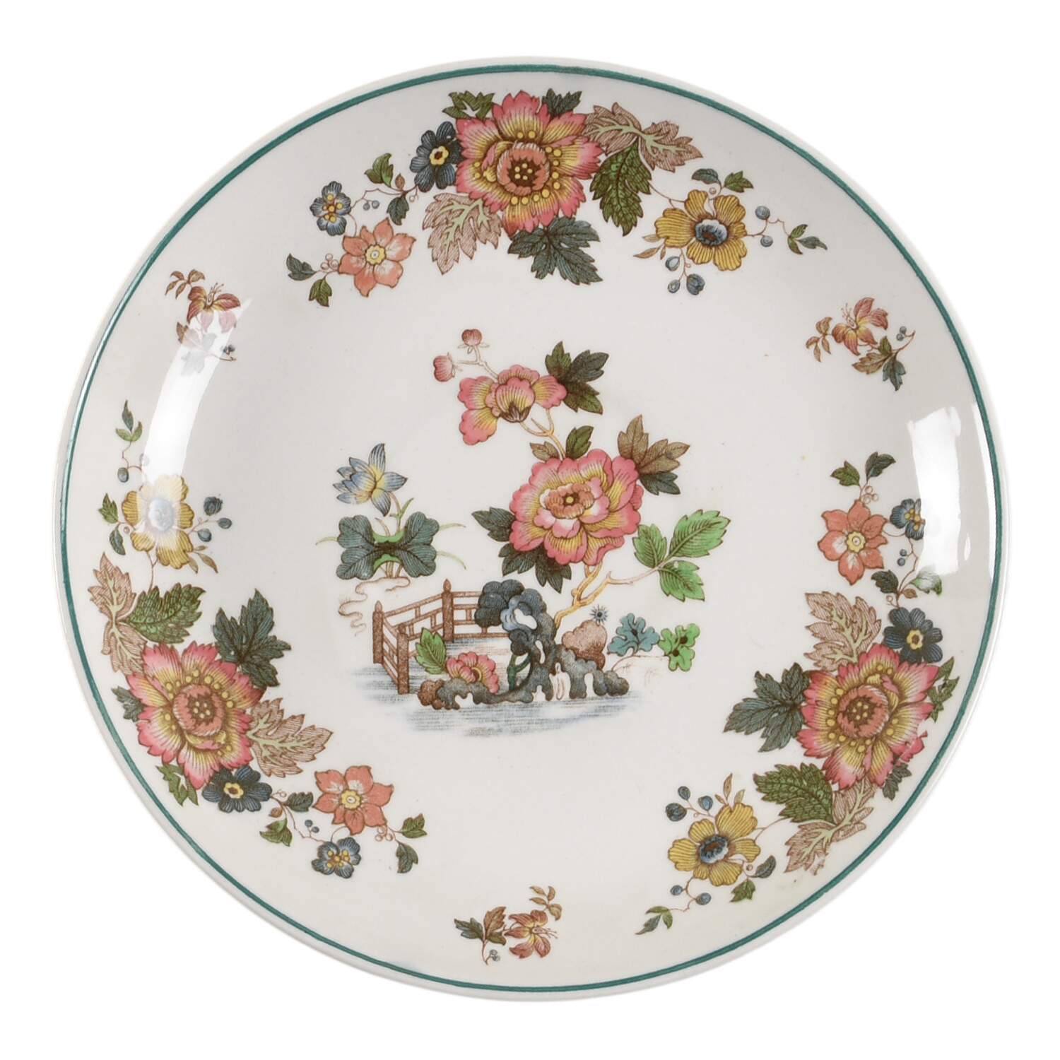 Eastern Flowers Saucer for Cream Soup Bowl by Wedgwood-1
