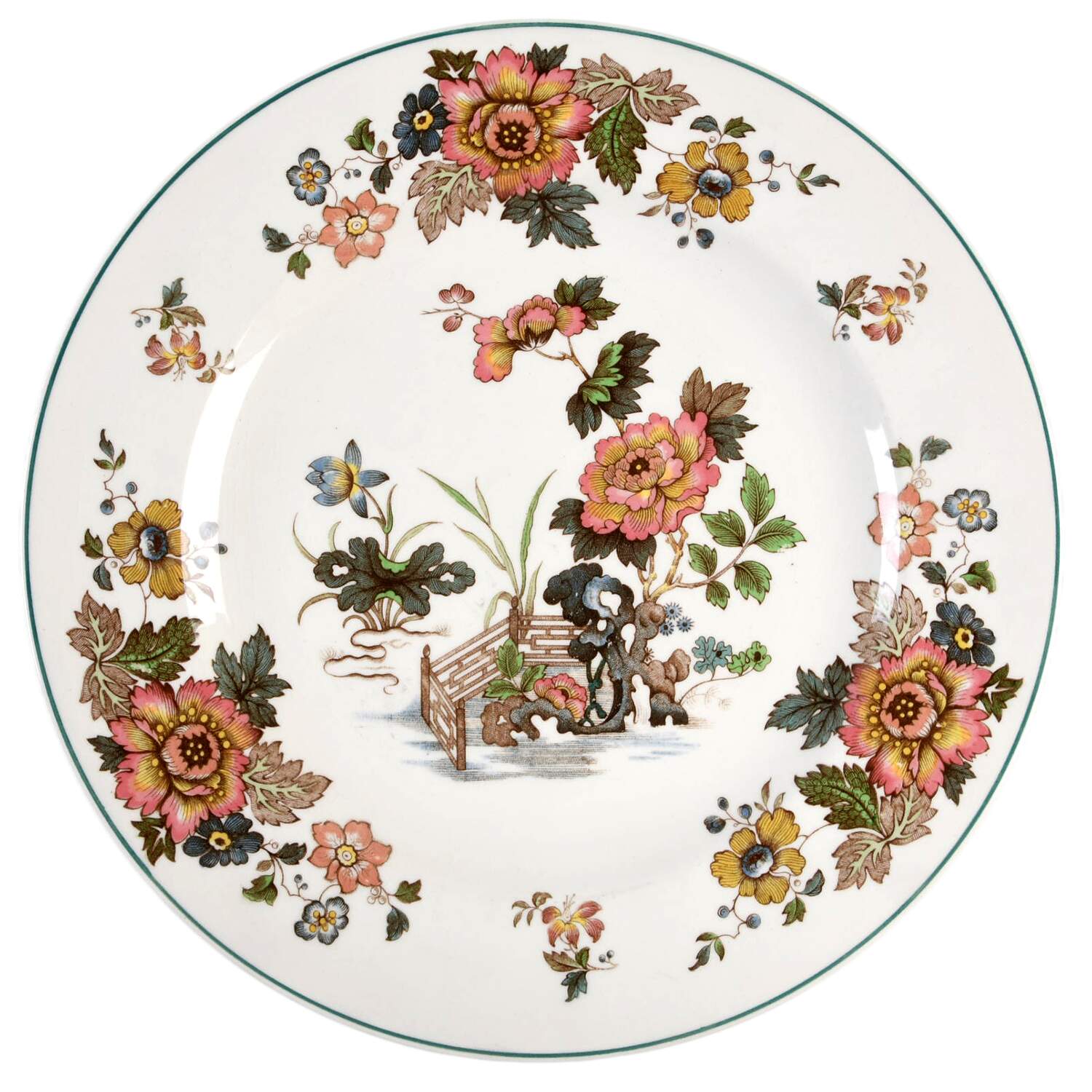 Eastern Flowers Dinner Plate by Wedgwood-1