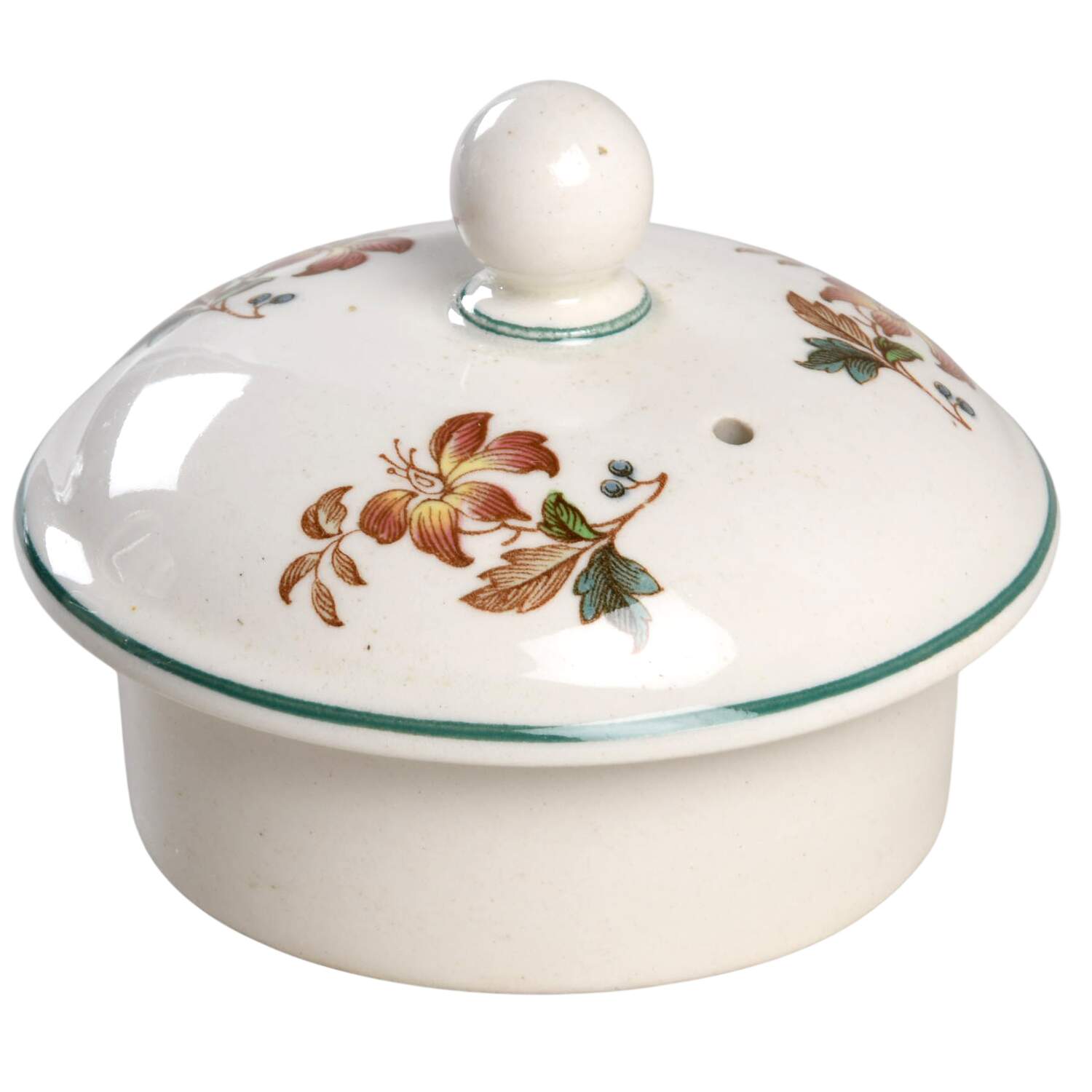 Eastern Flowers Lid for Small Coffee Pot by Wedgwood-1