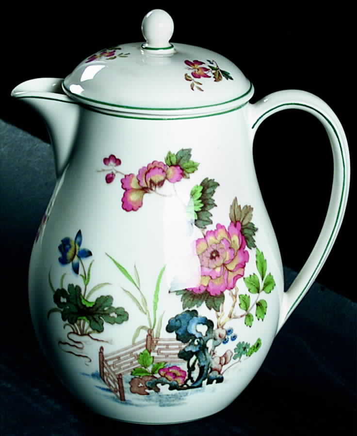 Eastern Flowers Hot Water Jug & Lid by Wedgwood-1