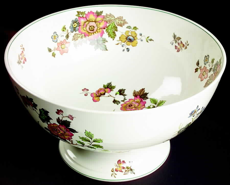 Eastern Flowers Punch Bowl by Wedgwood-1