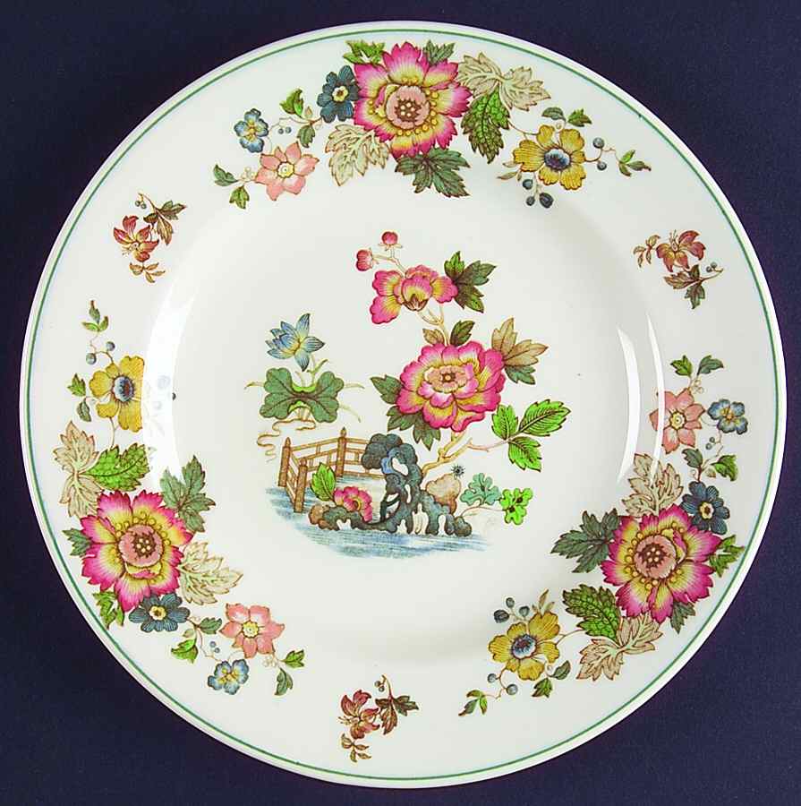 Eastern Flowers Dessert/Pie Plate by Wedgwood-1