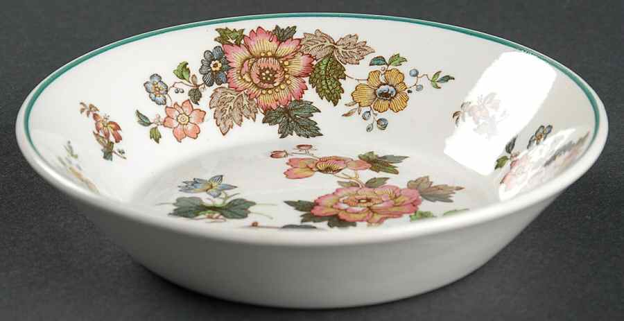 Eastern Flowers Fruit/Dessert (Sauce) Bowl by Wedgwood-1