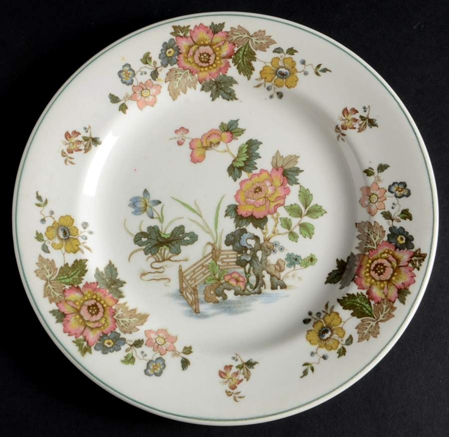Eastern Flowers Salad Plate by Wedgwood-1