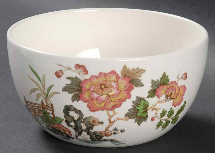 Eastern Flowers Open Sugar Bowl by Wedgwood-1