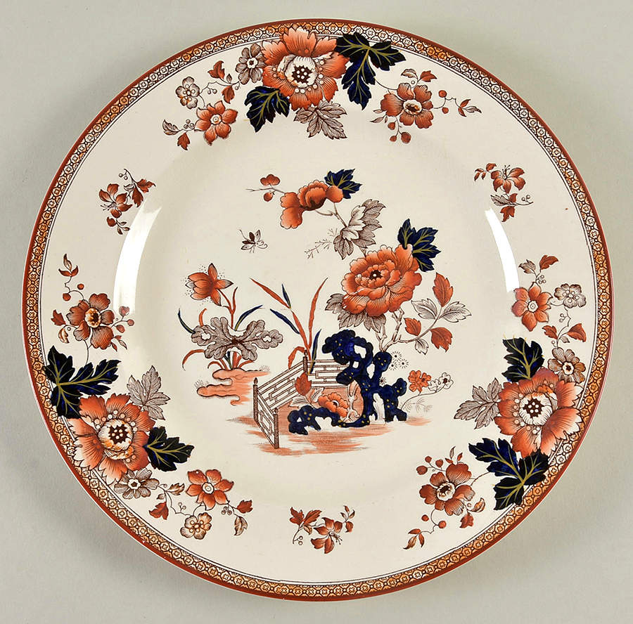 Eastern Flowers Luncheon Plate by Wedgwood-1