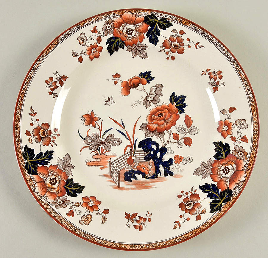Eastern Flowers Dinner Plate by Wedgwood-1