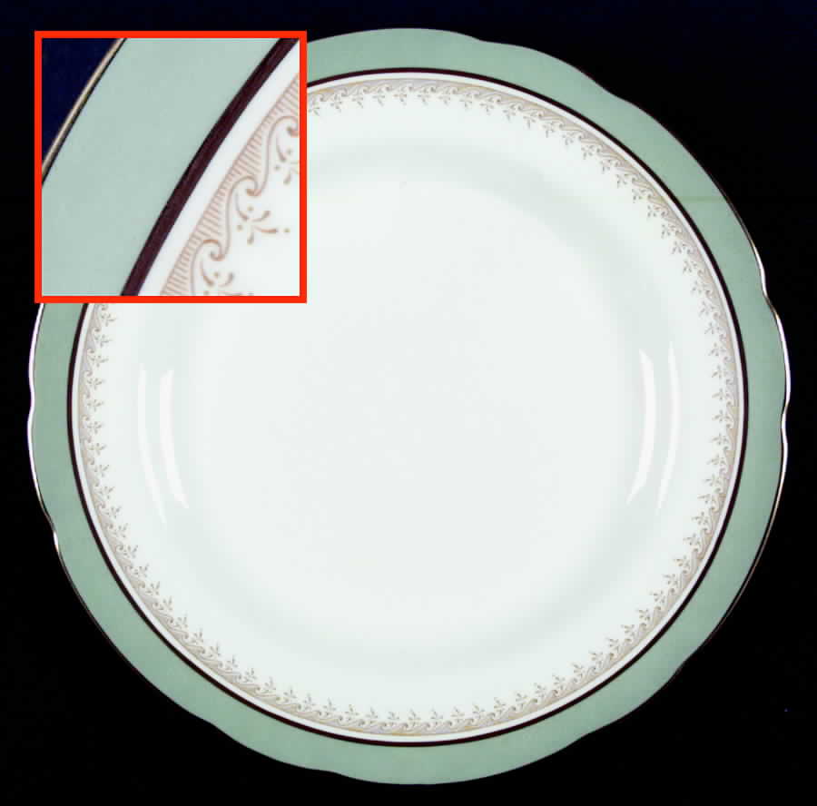 Eccles Bead Celadon Dinner Plate by Wedgwood-1