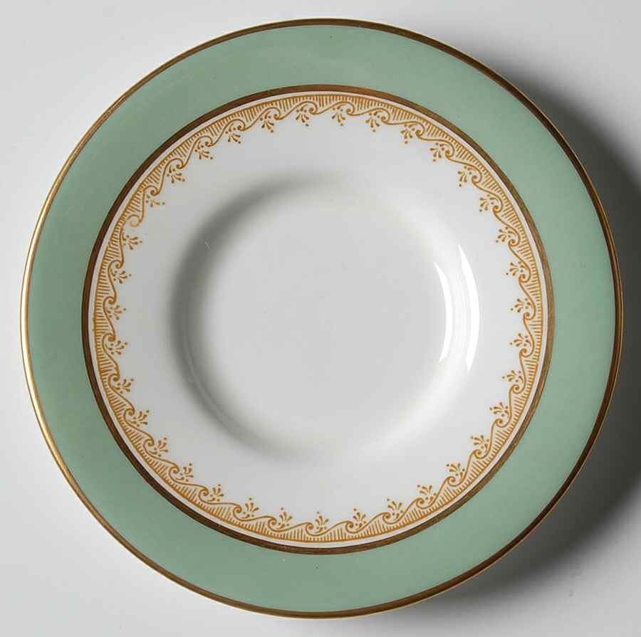 Eccles Bead Celadon Saucer for Demitasse Cup by Wedgwood-1