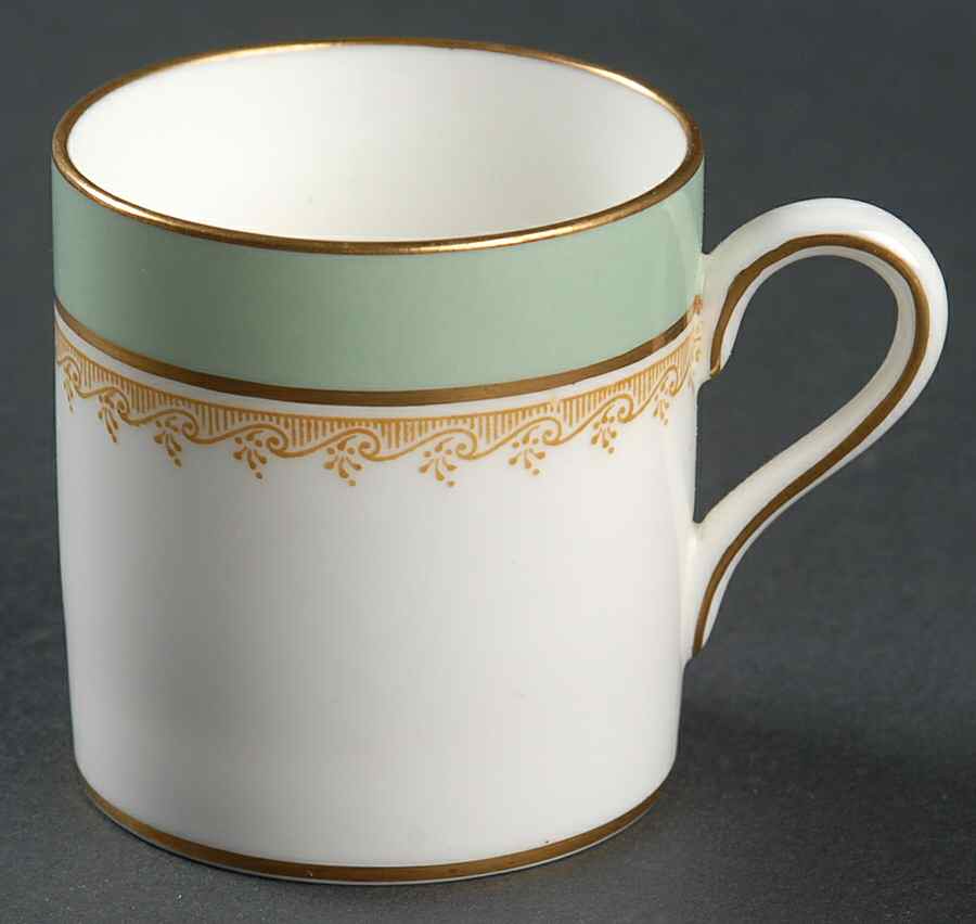 Eccles Bead Celadon Flat Demitasse Cup by Wedgwood-1