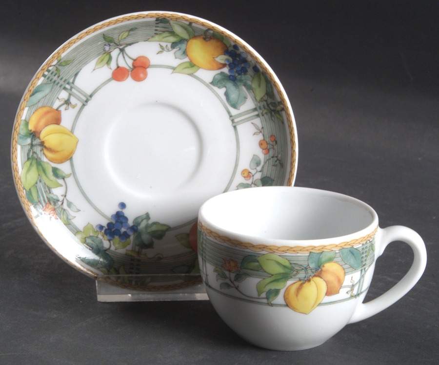 Eden Flat Demitasse Cup & Saucer Set by Wedgwood-1