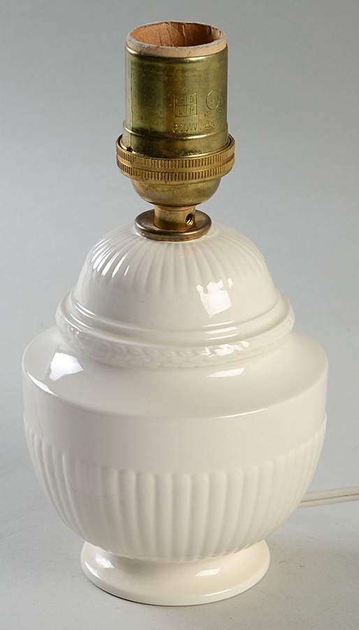Edme 7" Electric Lamp No Shade by Wedgwood-1
