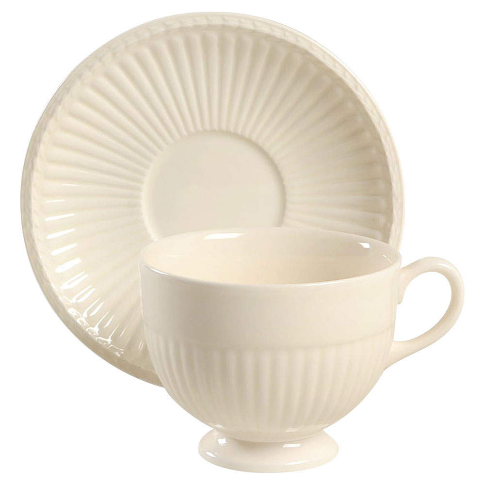 Edme Footed Cup & Saucer Set by Wedgwood-1