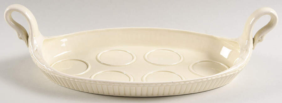 Edme Figural Egg Cup Tray (Holds 6 Egg) by Wedgwood-1