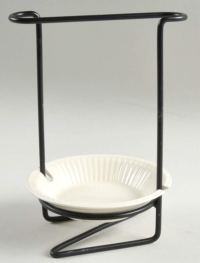 Edme 8"-8 1/4" Salad Serving Set/Utensil Holder  HC by Wedgwood-1