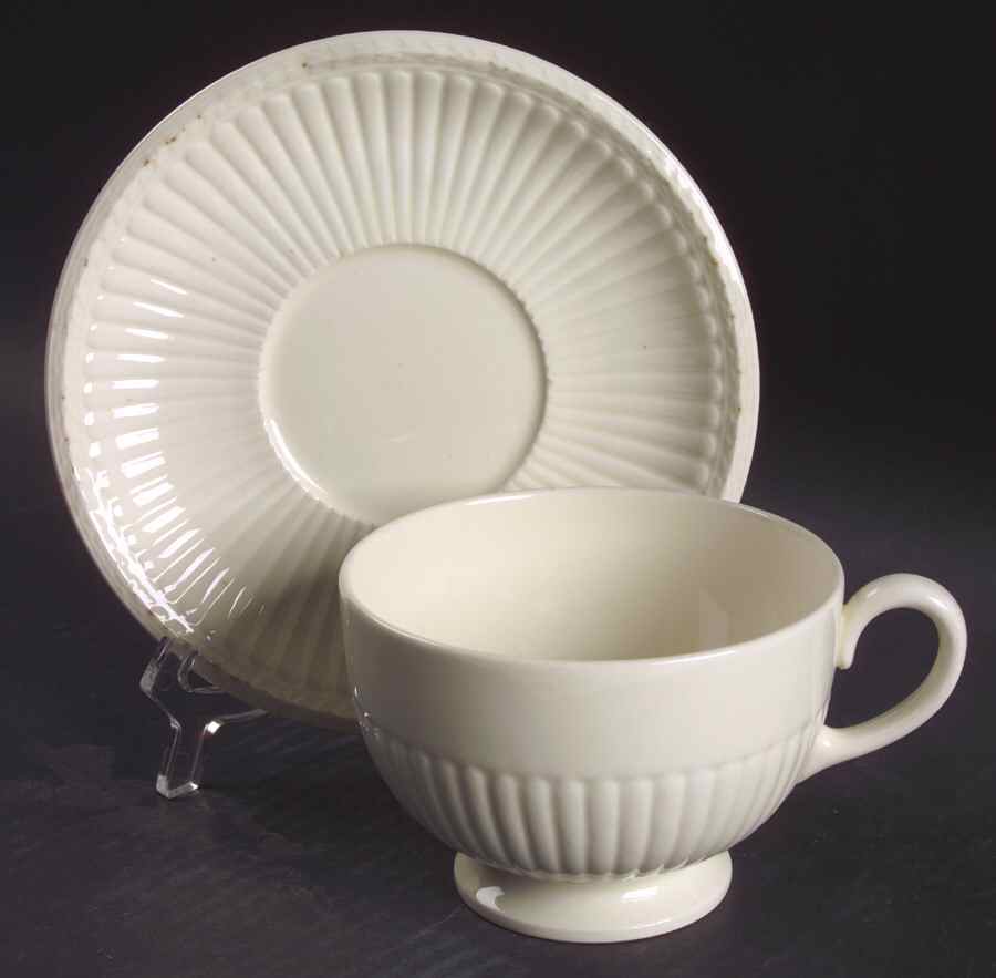 Edme Oversized Cup & Saucer Set by Wedgwood-1