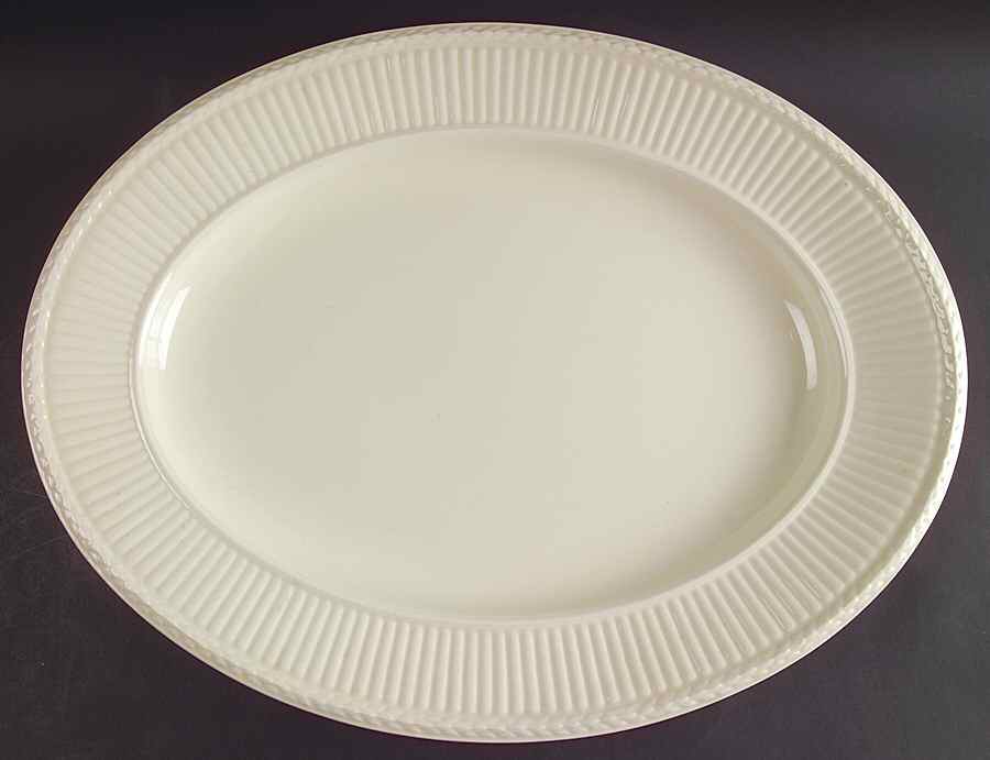 Edme 18" Oval Serving Platter by Wedgwood-1