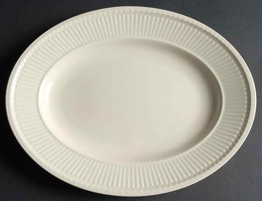 Edme 11" Oval Serving Platter by Wedgwood-1