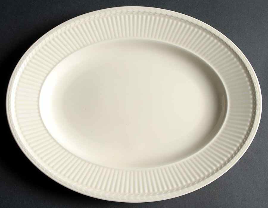 Edme 10" Oval Serving Platter by Wedgwood-1
