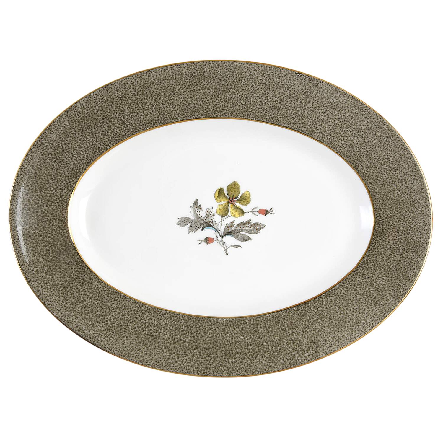 Elaine 11" Oval Serving Platter by Wedgwood-1