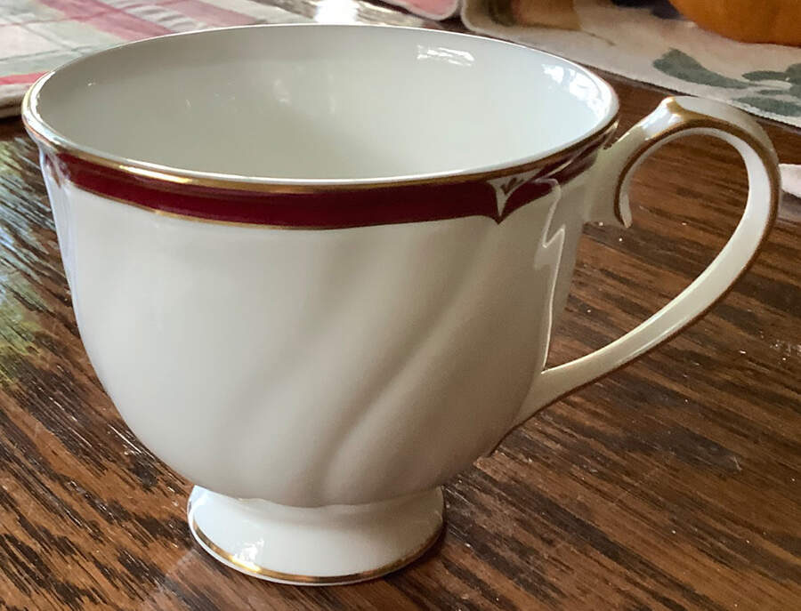 Empress Ruby Footed Cup by Wedgwood-1